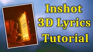 How to create Lyrics Video Inshot App Telugu|Inshot 3D Lyrics Video Editing|Inshot Lyrics Editing