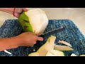 asmr satisfying coconut cutting cuttingskills coconut