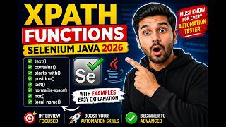 80. XPath Functions (Selenium Java 2026)