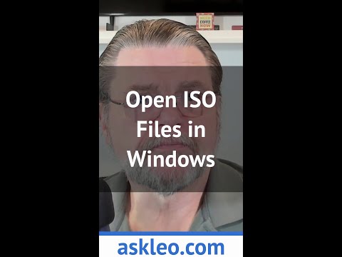 Open ISO Files in Windows