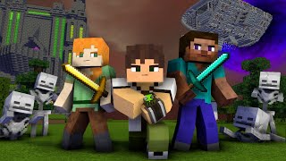 ALEX and STEVE Life with Ben 10 (Movie)Minecraft Animation