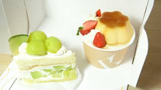 【札幌スイーツ】きのとやのメロンケーキ\u0026プリン\u0026抹茶ソフトクリーム Kinotoya Melon Cake \u0026 Pudding \u0026 Matcha Soft Cream Sapporo sweets