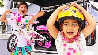 Stacy mua cho em gái một chiếc xe đạp mới | Nastya tiếng Việt