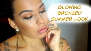 Get Ready With Me: Glowing Summer Bronzed Look | SamboLynne
