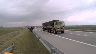 Americký konvoj v ČR - US ARMY Convoy