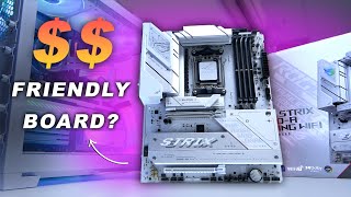 A BETTER \u0026 CHEAPER White Motherboard? (ASUS ROG Strix B850-A WIFI)