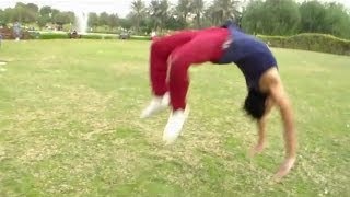 تعلم بكل سهولة الشقلبة الخلفية من الصفر للاتقان مع نسر الكونغ فو  back handspring tutorial basics