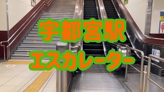 宇都宮駅在来線ホーム エスカレーター【日光線】【宇都宮線】【湘南新宿ライン】