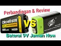 Review & Perbandingan ZNTER vs OKCell - Baterai 9V Jaman Now