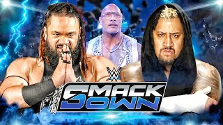 Solo Sikoa vs Jacob Fatu \u0026 Special Guest Referee The Rock WWE SMACKDOWN - The Samoan Werewolf Match