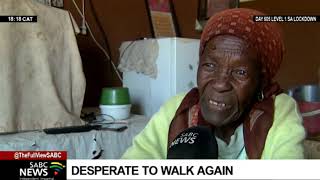 Logobate woman in Kuruman desperate to walk again