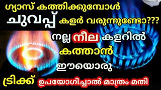 ഗ്യാസ് ലാഭിക്കാൻഇതിലും എളുപ്പവഴി വേറെയില്ല കത്തിക്കുമ്പോൾചുവപ്പ് കളർ വരുന്നുണ്ടോ? ഈയൊരു ട്രിക്ക് മതി