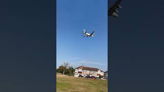 MASSIVE Emirates A380 Flying Over Houses