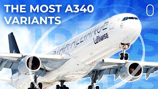 Which Airline Flew The Most Examples Of Each Airbus A340 Variant?