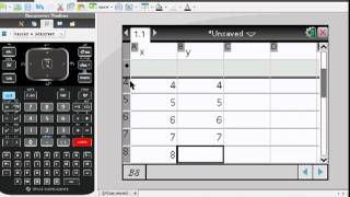 TI-Nspire CX Mini-Tutorial: Scatterplots
