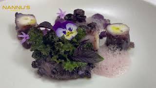 Nannus Fine Dining Albufeira - VIP Menu -  Purple Wave Octopus Dish