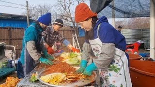 순천 처가집에서 손녀딸, 처형, 처남부부 그리고 동네 주민과 김장하기 2박 3일(2023.12.9)