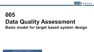 005 Data Quality Assessment