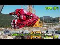 cpb concrete placing boom 설치