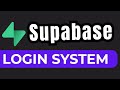How to Add Authentication to Your Python App? |  Supabase & Streamlit Tutorial