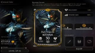 Dark Empress Kitana! Mortal Kombat X (MKX) 1.6! IOS Android Gameplay!
