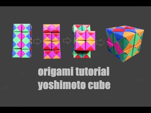 Sonobe Yoshimoto Cube - Tutorial - Dutchpapergirl - YouTube