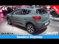 Dacia Sandero Stepway 2023 - FULL Review in 4K | Exterior - Interior (Facelift), Price