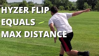 How to Hyzer Flip For Max Distance