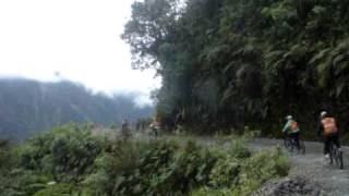 Bike Riding in Bolivia - La Paz to Coroico Road