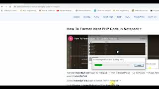 How To Format Ident HTML or XML Code in Notepad++