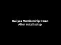 Kallyas Membership Demo - After install setup.