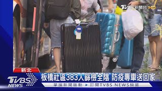 爆Delta!板橋社區383人解隔 住戶嗨:回家真好｜TVBS新聞