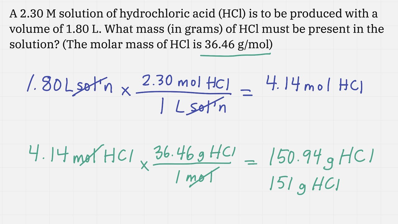 Using Molarity In Calculations Worksheet Using Molarity In Calculations Worksheet