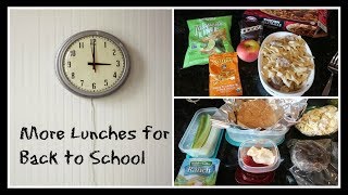 Another week of High School Lunches | Ideas for all ages