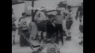 1968 Playoffs, MTL vs CHI Game 4 (Partial 1st Period)