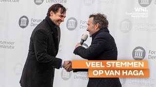 FvD'er Van Haga krijgt bijna evenveel stemmen als lijsttrekker Baudet