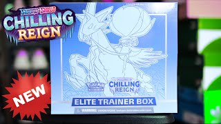 Pokemon CHILLING REIGN Elite Trainer Box OPENING! (Ice Rider Calyrex)