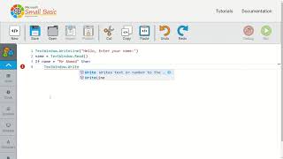 Small Basic - Tutorial 2 - If Statements