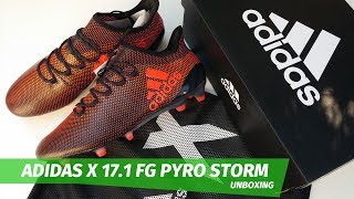 Adidas X 17.1 Pyro storm - unboxing