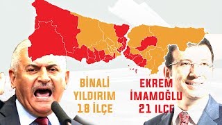 YEREL SEÇİM 2019 - İSTANBUL İLÇELERİ ANKET SONUÇLARI #yerelseçim2019