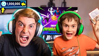 Little Bro Stole My Credit Card and bought Skins in Fortnite Item Shop!