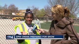 Wisconsin, DPW prepares for spring snow storm