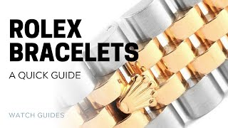 Rolex Bracelets: A Quick Guide | SwissWatchExpo [Rolex Watches]