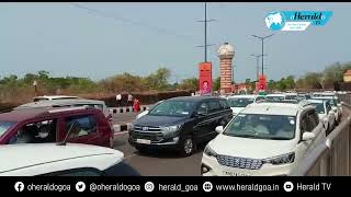 Traffic congestion at Cortalim – Agassiam route post swearing in