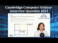 Cambridge Computer Science Interview Question - Vantage Admissions