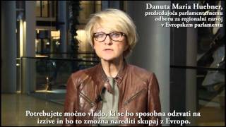 ELS podpira SDS: Danuta Maria Huebner