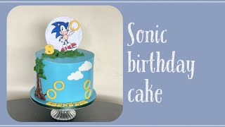 Decorate with me| Sonic Cake