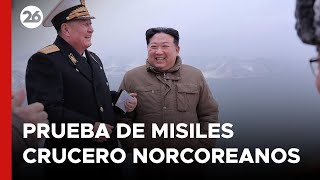 COREA DEL NORTE |  Kim Jong-un presenció la última prueba de misiles crucero