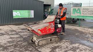 2015 SLANETRAC HT1000 1T HI TIP TRACKED PEDESTRIAN DUMPER