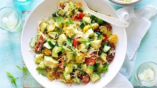 Simple Cabbage Salad with Avocado Recipe